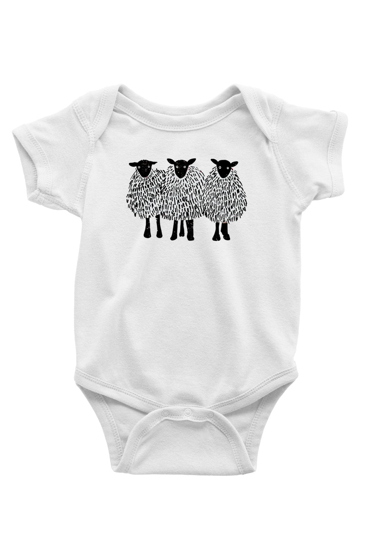 Kurban Bayramı Baskılı Beyaz Unisex Bebek Body - Zıbın