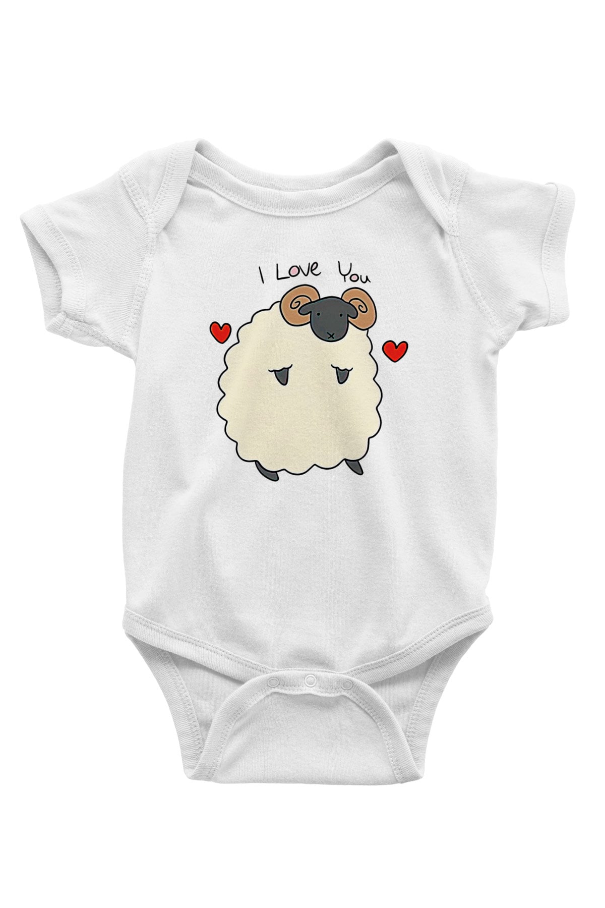 Kurban Bayramı Baskılı Beyaz Unisex Bebek Body - Zıbın