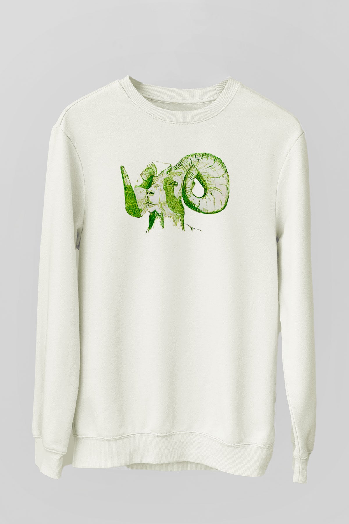 Kurban Bayramı Baskılı Beyaz Unisex Sweatshirt