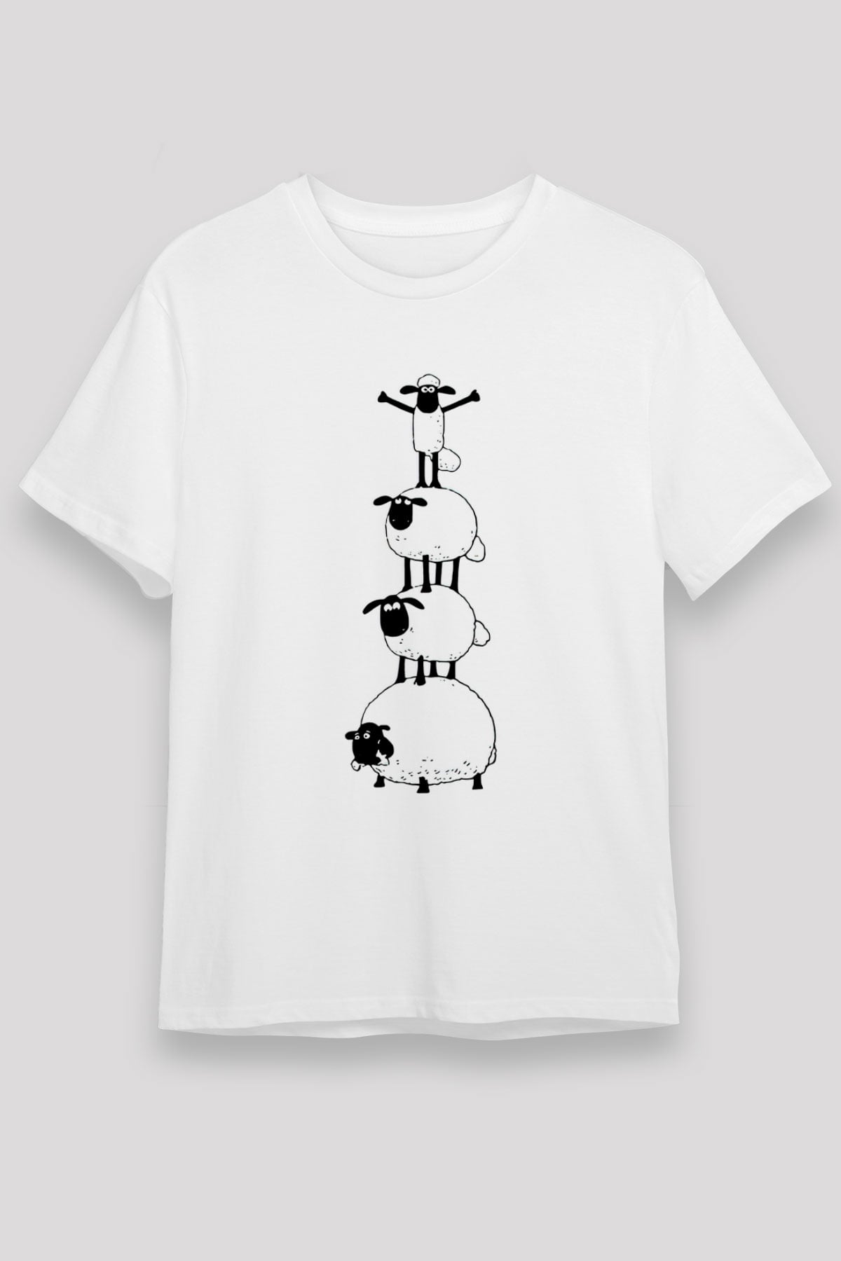 Kurban Bayramı Baskılı Unisex Beyaz Tişört - Tshirt