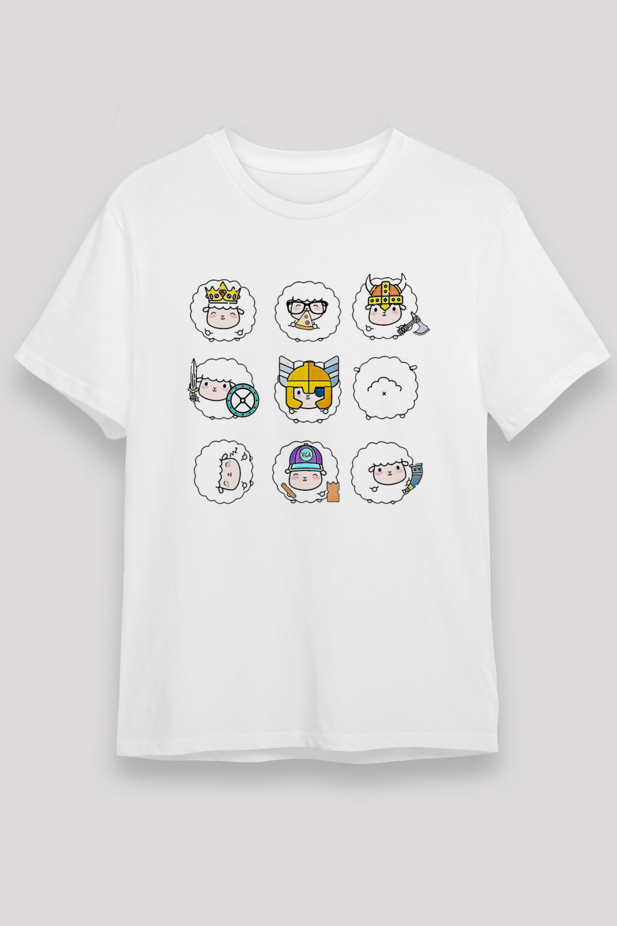Kurban Bayramı Baskılı Unisex Beyaz Tişört - Tshirt