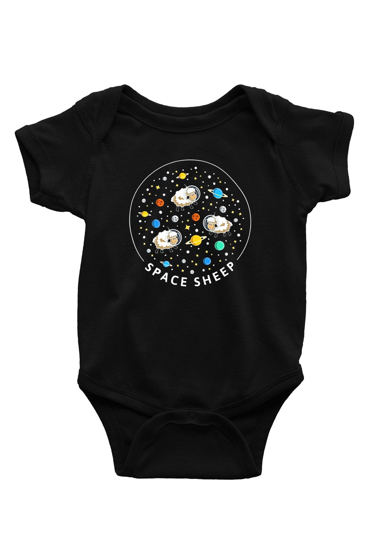 Kurban Bayramı Baskılı Unisex Siyah Bebek Body - Zıbın