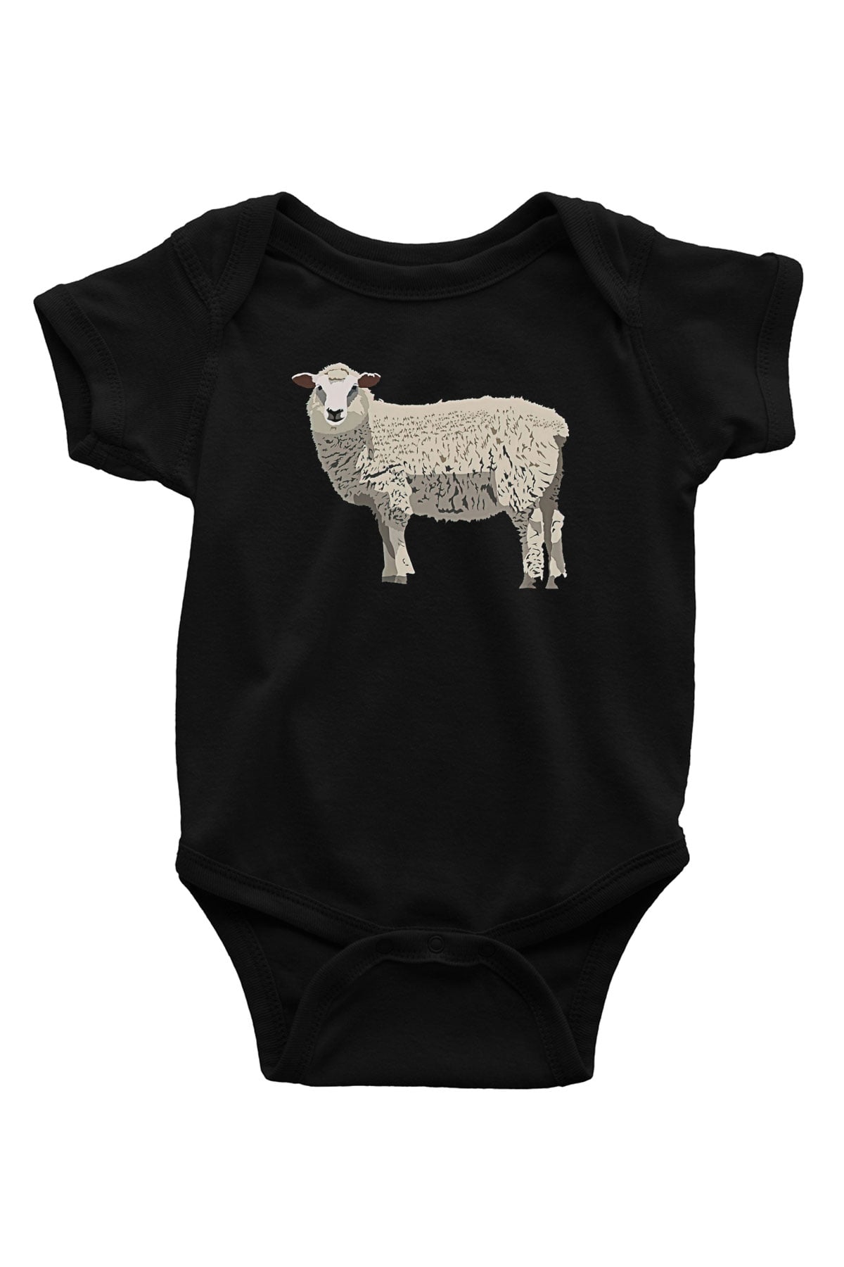 Kurban Bayramı Baskılı Unisex Siyah Bebek Body - Zıbın