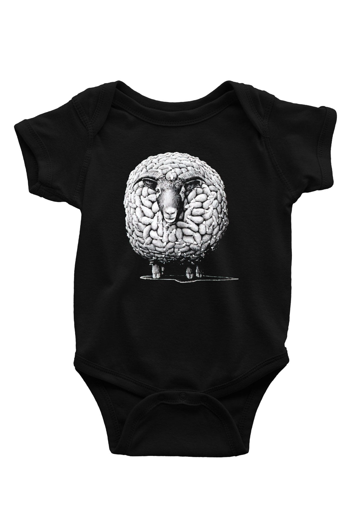 Kurban Bayramı Baskılı Unisex Siyah Bebek Body - Zıbın