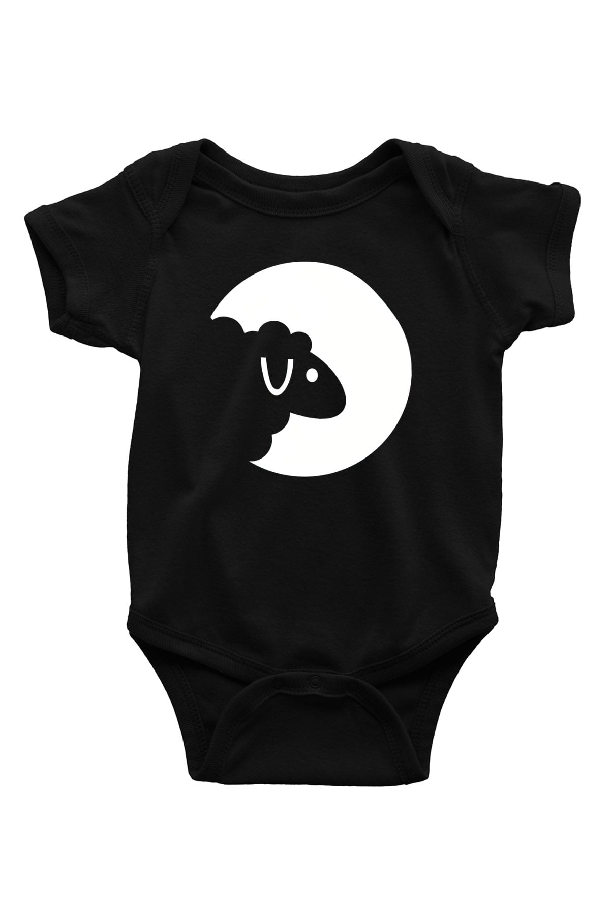 Kurban Bayramı Baskılı Unisex Siyah Bebek Body - Zıbın