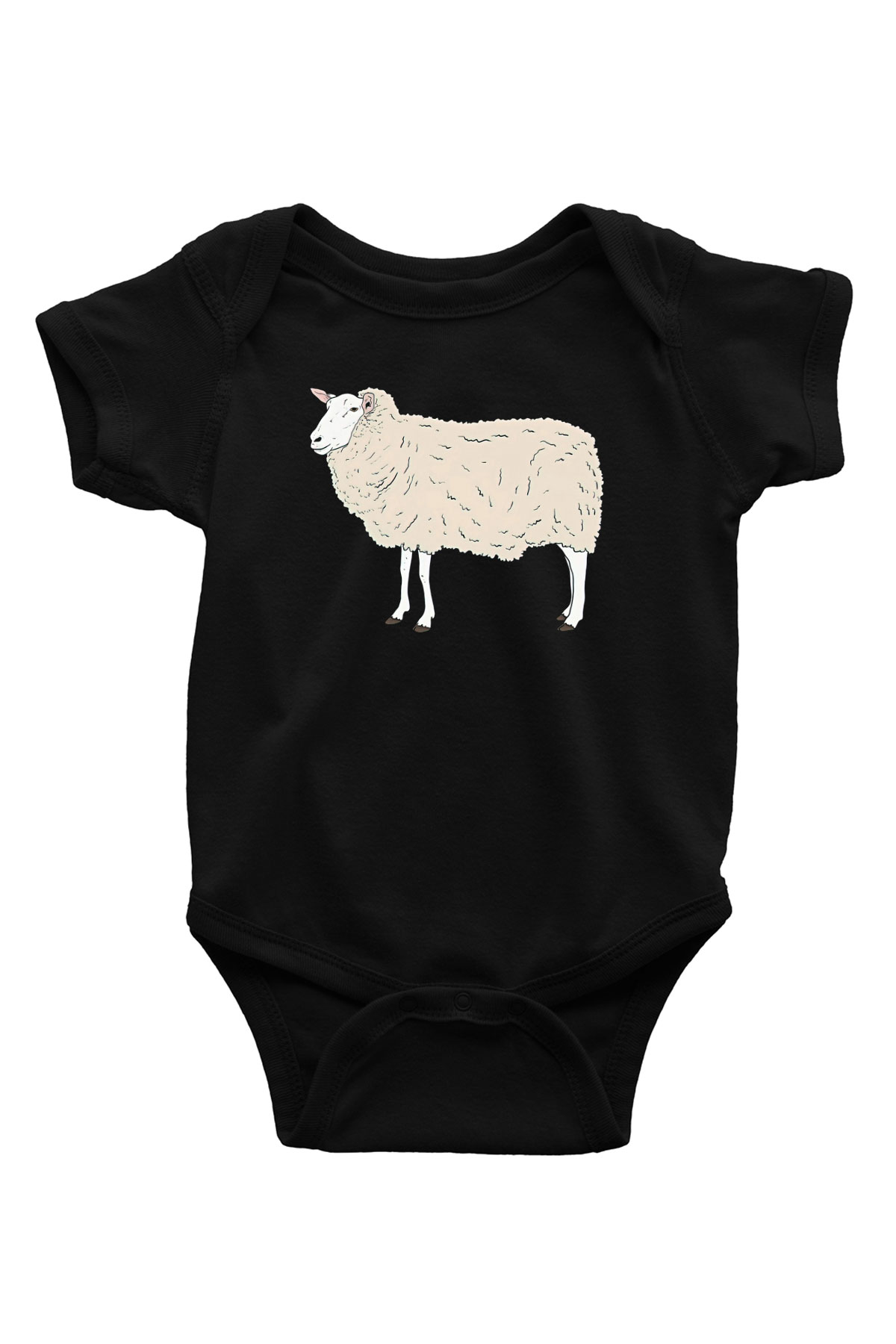 Kurban Bayramı Baskılı Unisex Siyah Bebek Body - Zıbın
