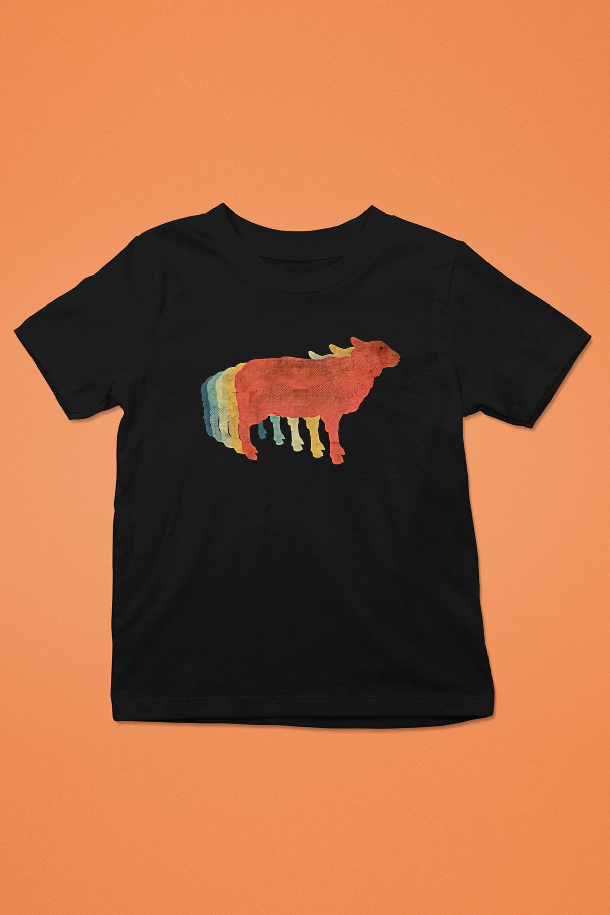 Kurban Bayramı Baskılı Unisex Siyah Çocuk Tişört - Tshirt
