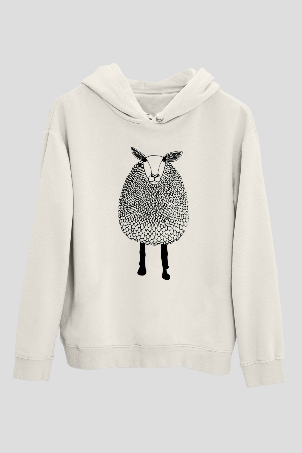 Kurban Bayramı Baskılı Unisex Siyah Hoodie