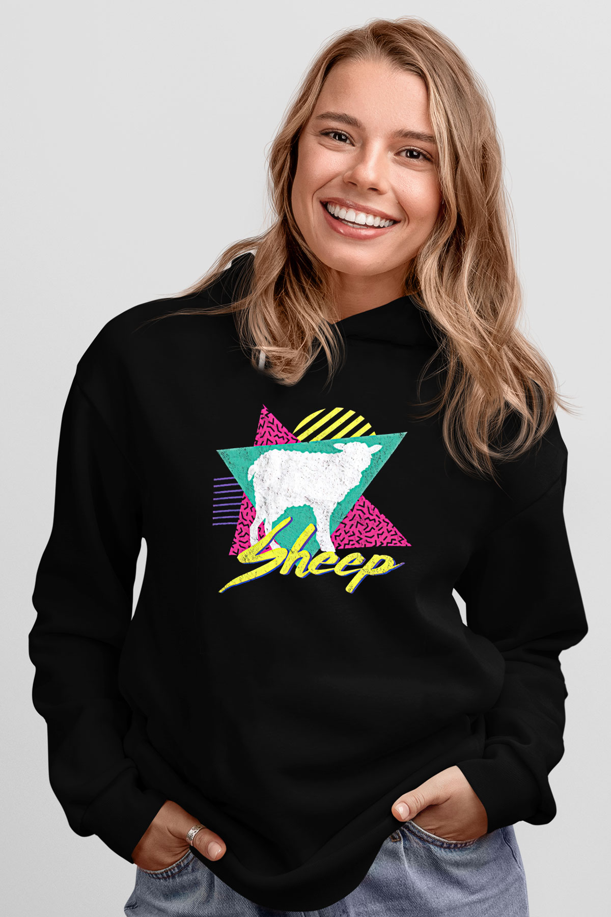 Kurban Bayramı Baskılı Unisex Siyah Hoodie