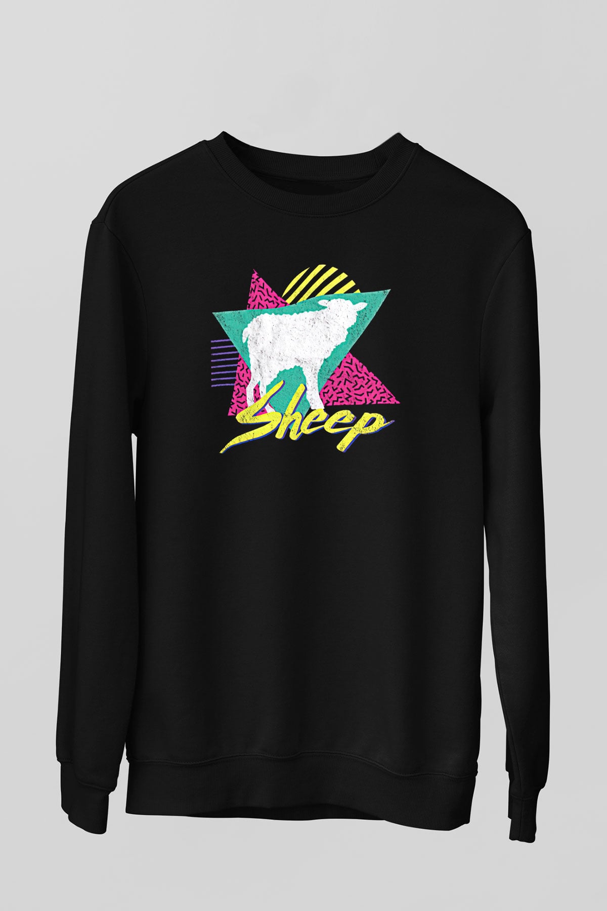 Kurban Bayramı Baskılı Unisex Siyah Sweatshirt