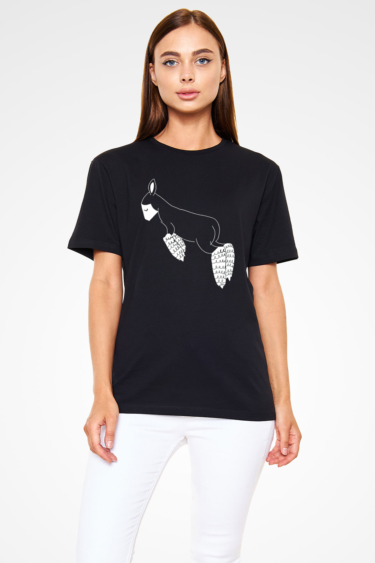 Kurban Bayramı Baskılı Unisex Siyah Tişört - Tshirt