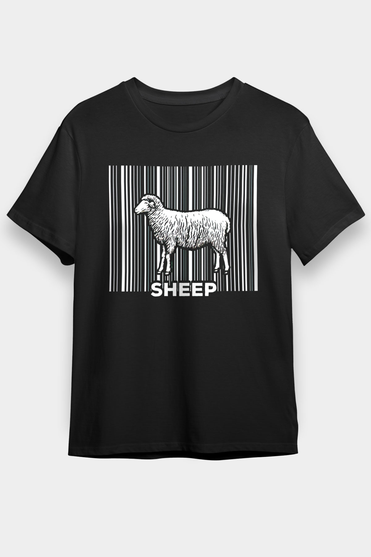 Kurban Bayramı Baskılı Unisex Siyah Tişört - Tshirt
