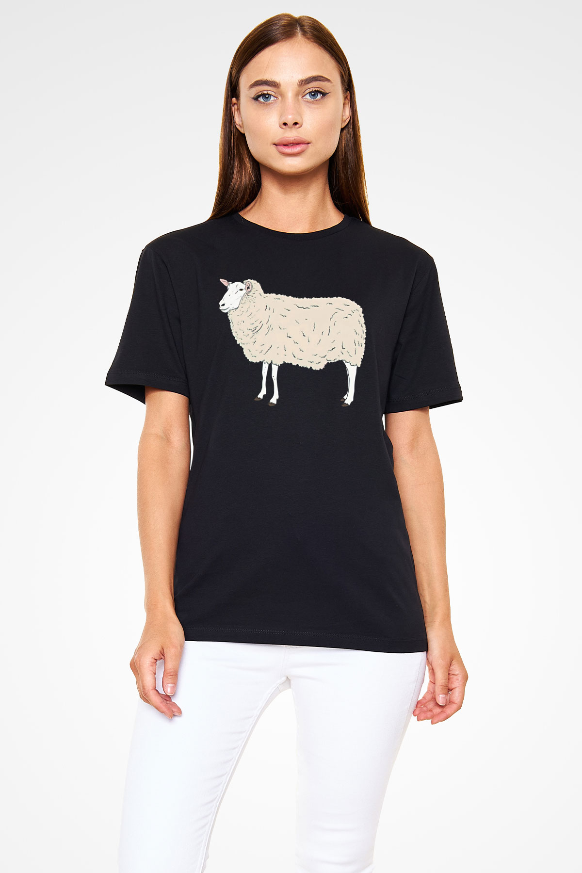 Kurban Bayramı Baskılı Unisex Siyah Tişört - Tshirt