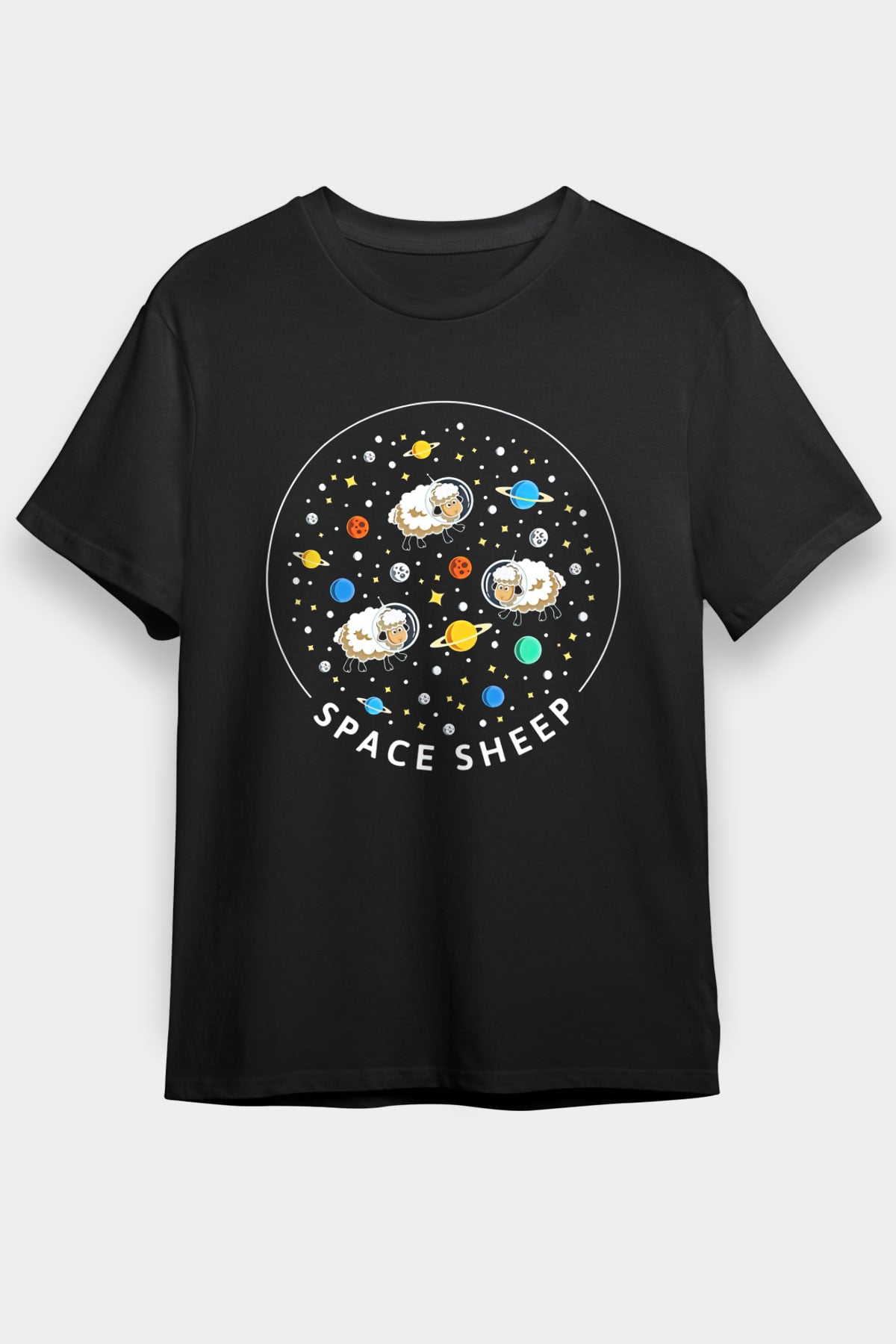 Kurban Bayramı Baskılı Unisex Siyah Tişört - Tshirt