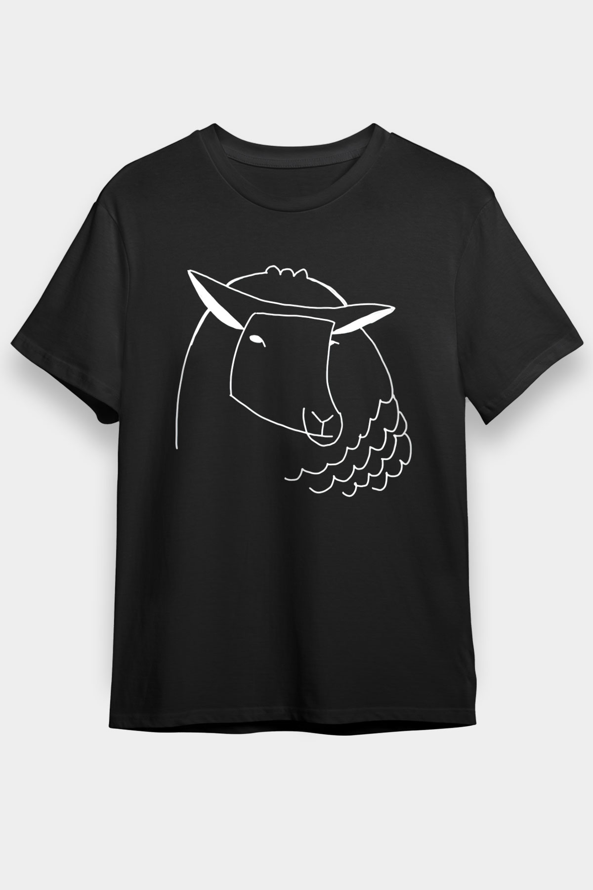 Kurban Bayramı Baskılı Unisex Siyah Tişört - Tshirt