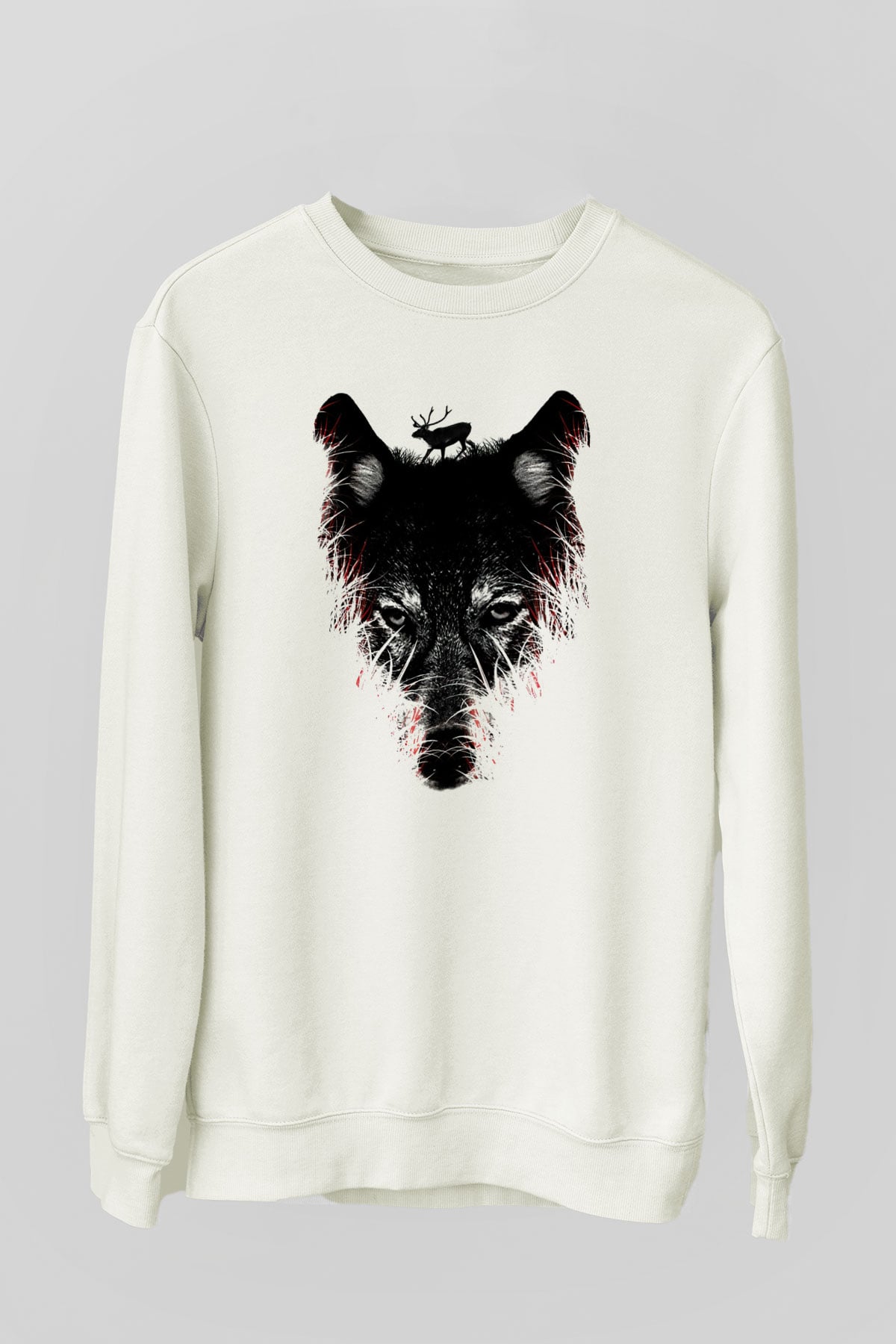 Kurt Beyaz Unisex Sweatshirt
