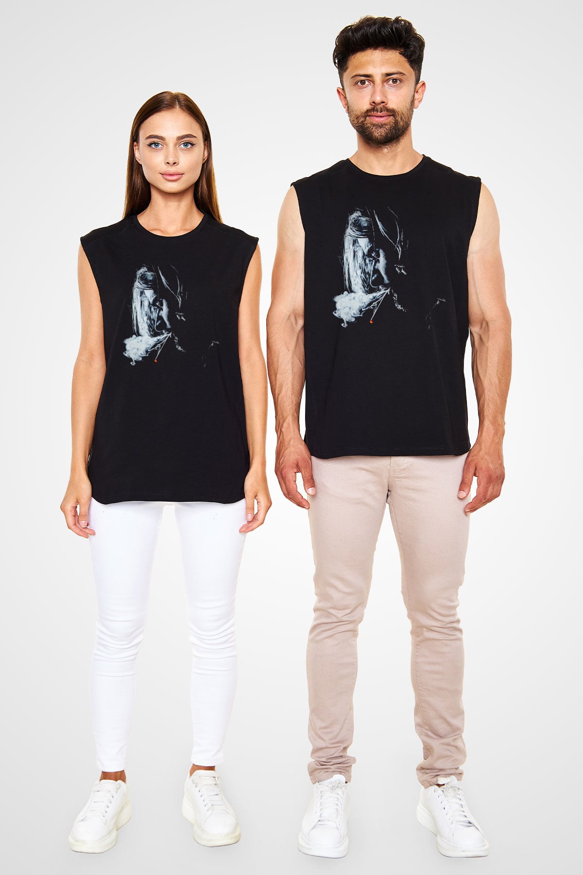 Kurt Cobain Siyah Unisex Kolsuz Tişört