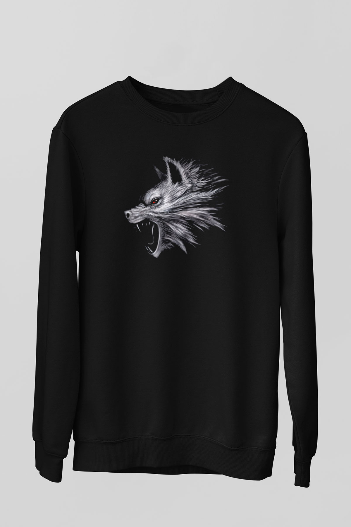 Kurt Siyah Unisex Sweatshirt