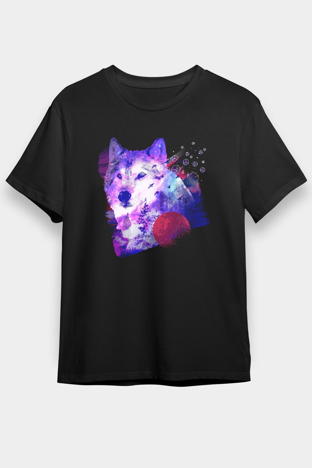 Kurt Siyah Unisex Tişört T-Shirt - TişörtFabrikası