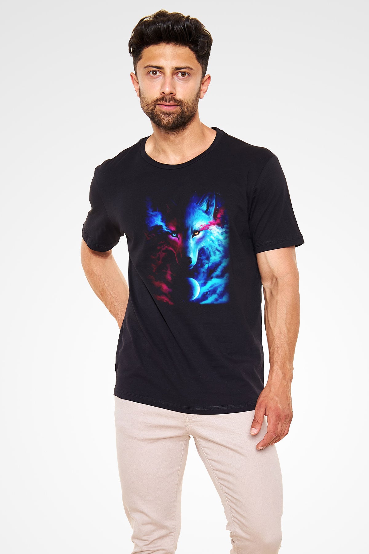 Kurt Siyah Unisex Tişört T-Shirt - TişörtFabrikası