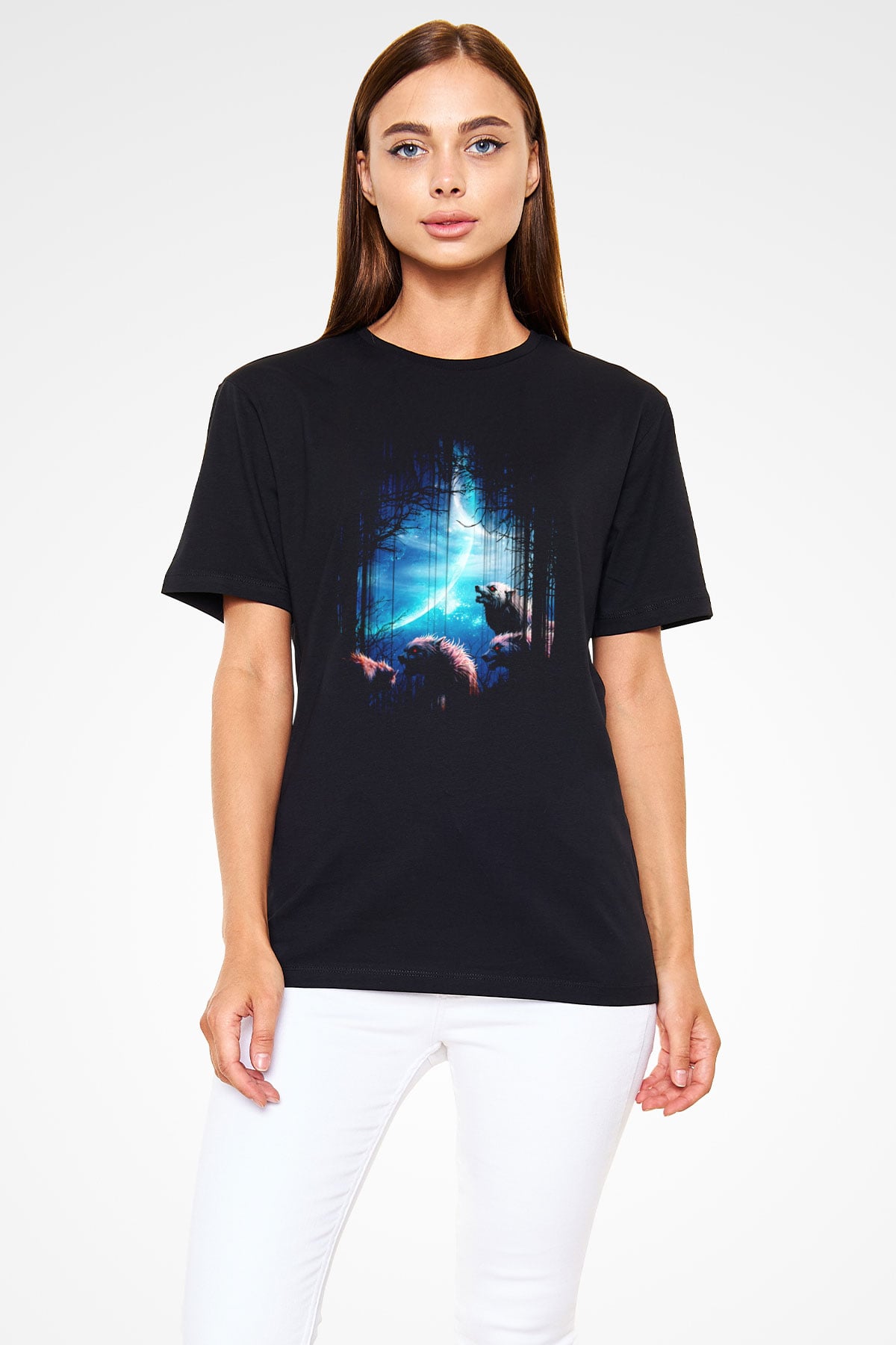 Kurt Siyah Unisex Tişört T-Shirt - TişörtFabrikası