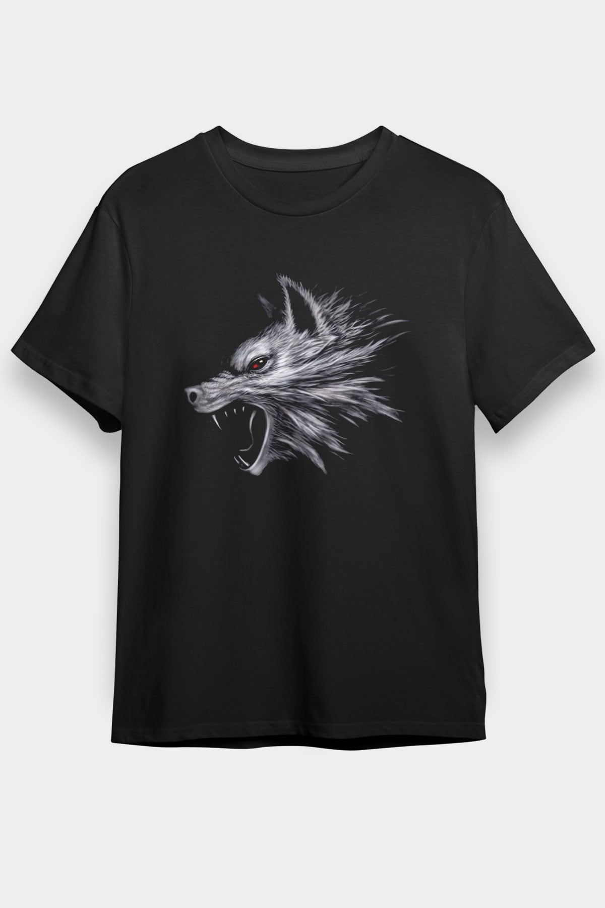 Kurt Siyah Unisex Tişört T-Shirt - TişörtFabrikası