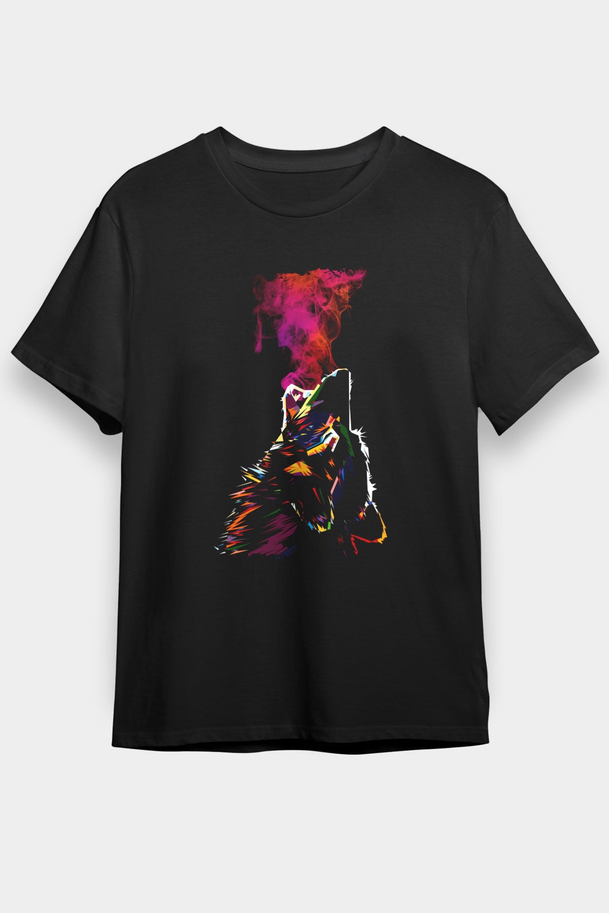 Kurt Siyah Unisex Tişört T-Shirt - TişörtFabrikası