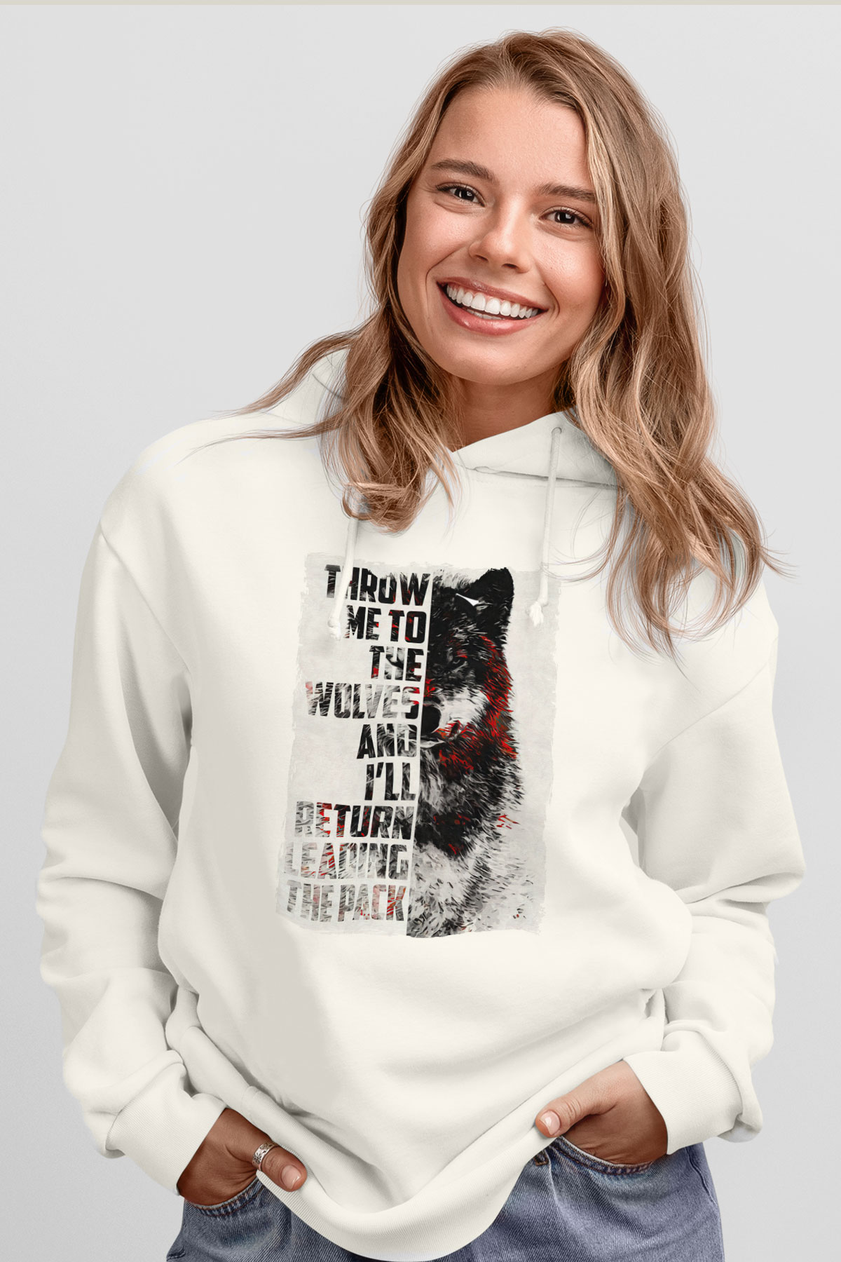 KurtBeyaz Tshirt Unisex Hoodie