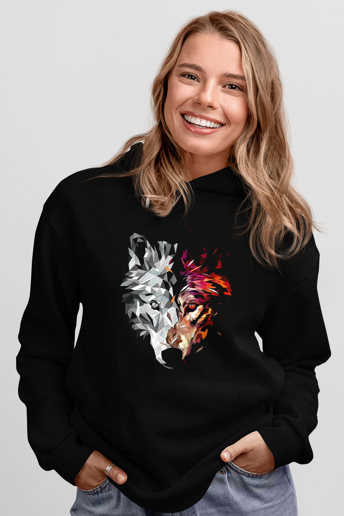 KurtSiyah  Unisex Hoodie