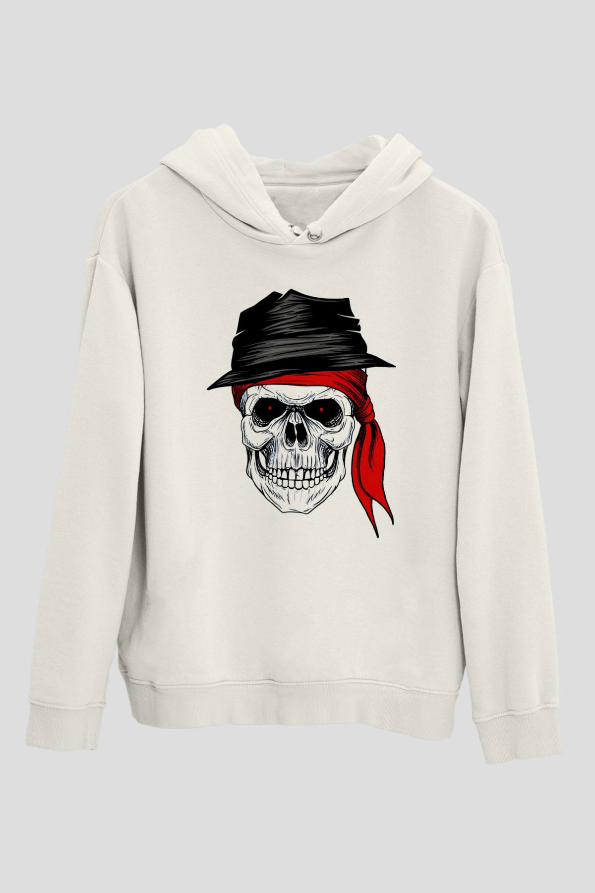 Kuru KafaBeyaz  Unisex Hoodie