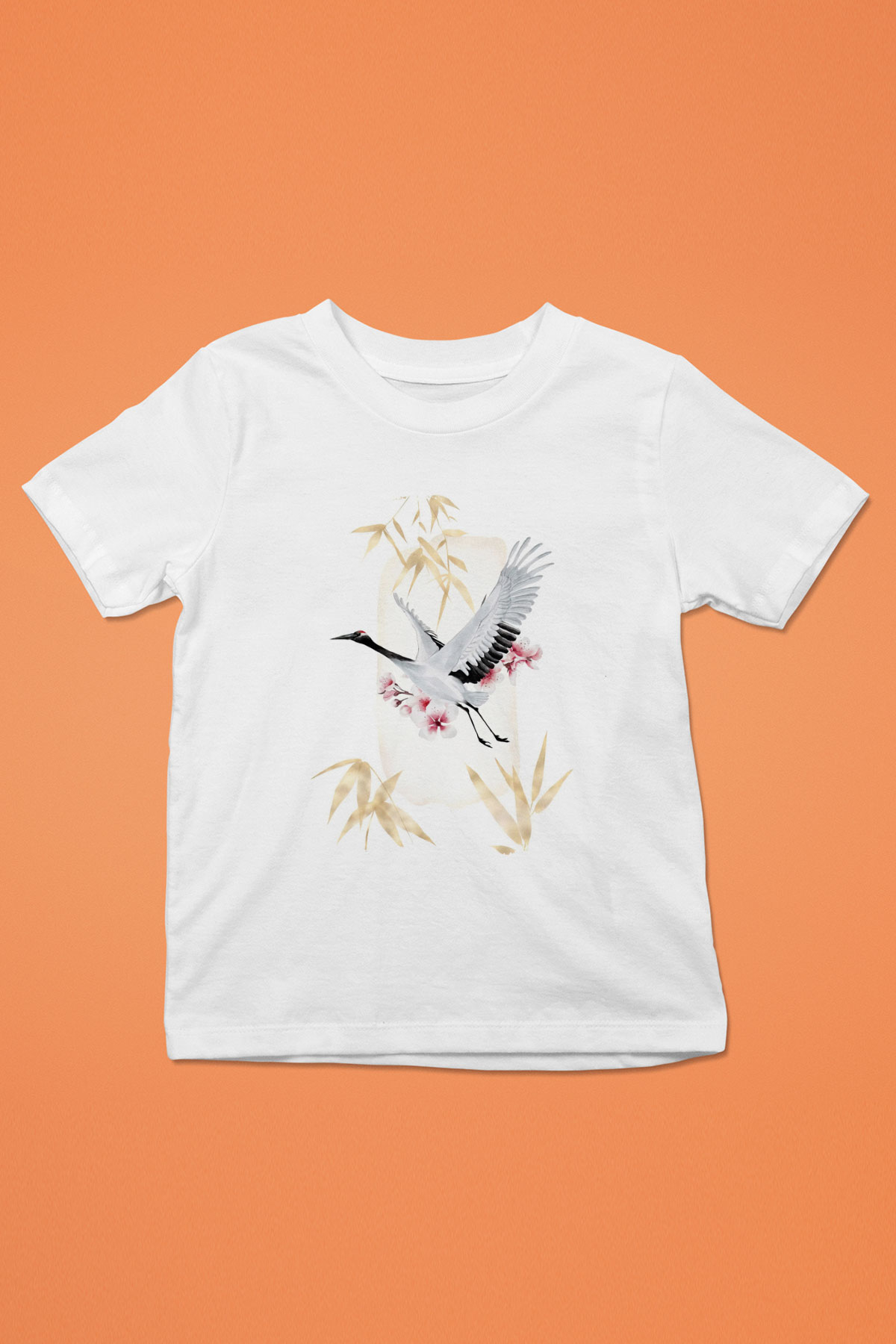 Kuş Beyaz Unisex Çocuk Tişört