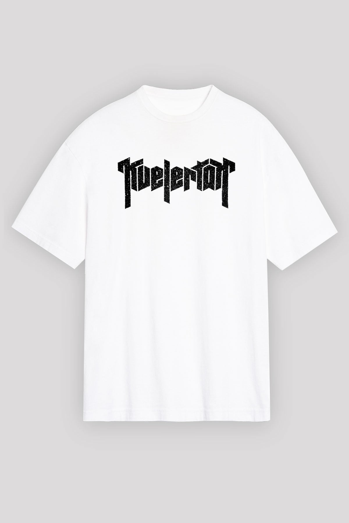 Kvelertak Beyaz Unisex Oversize Tişört T-Shirt
