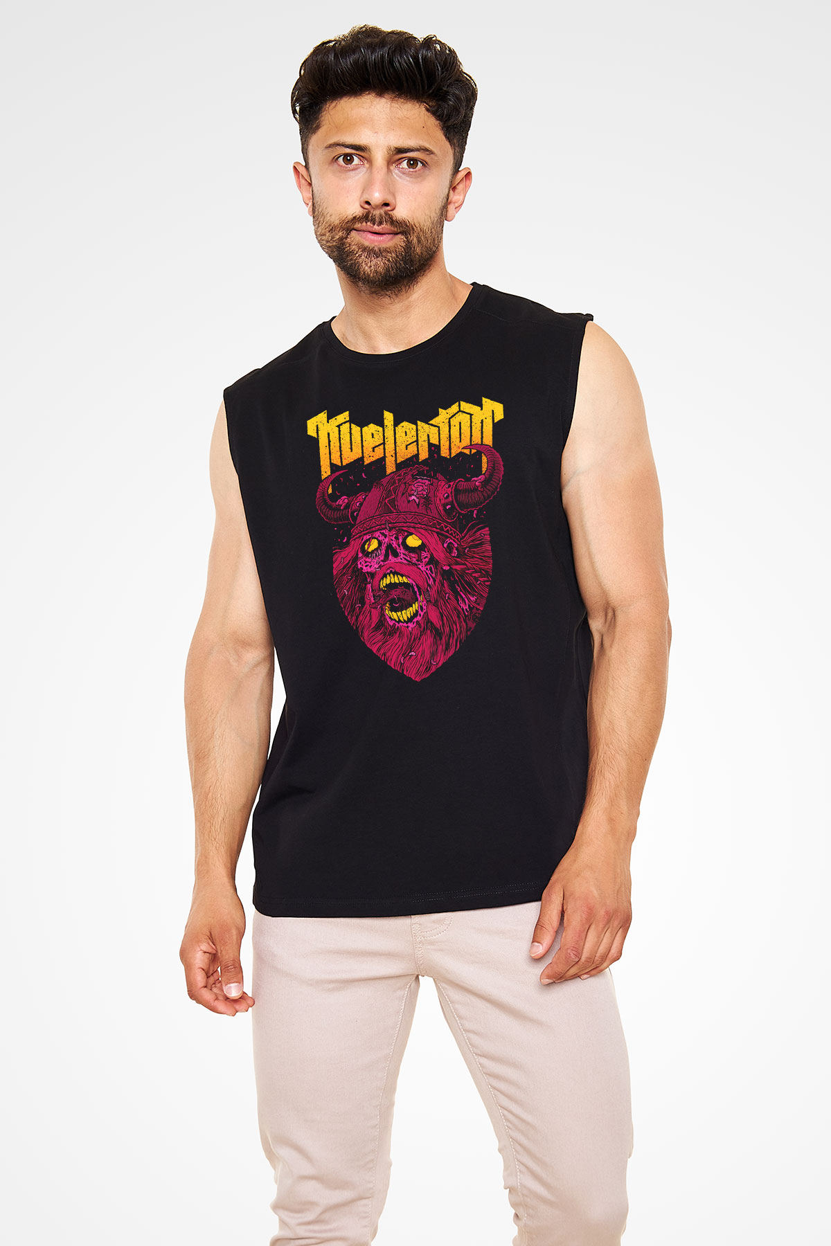 Kvelertak Siyah Unisex Kolsuz Tişört