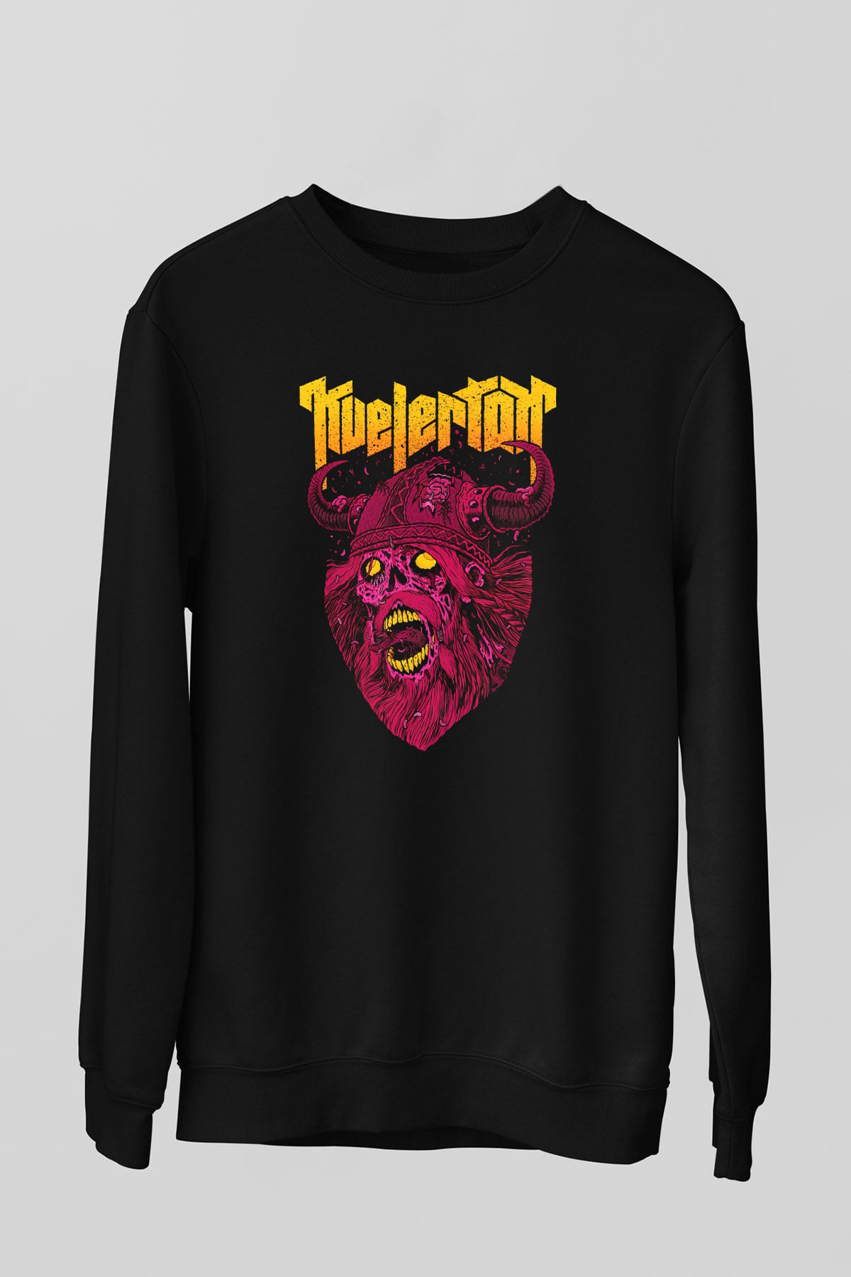 Kvelertak Siyah Unisex Sweatshirt