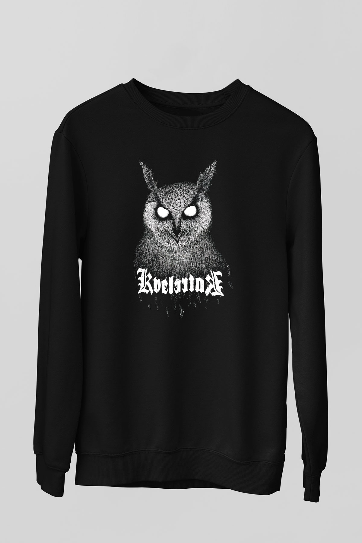Kvelertak Siyah Unisex Sweatshirt