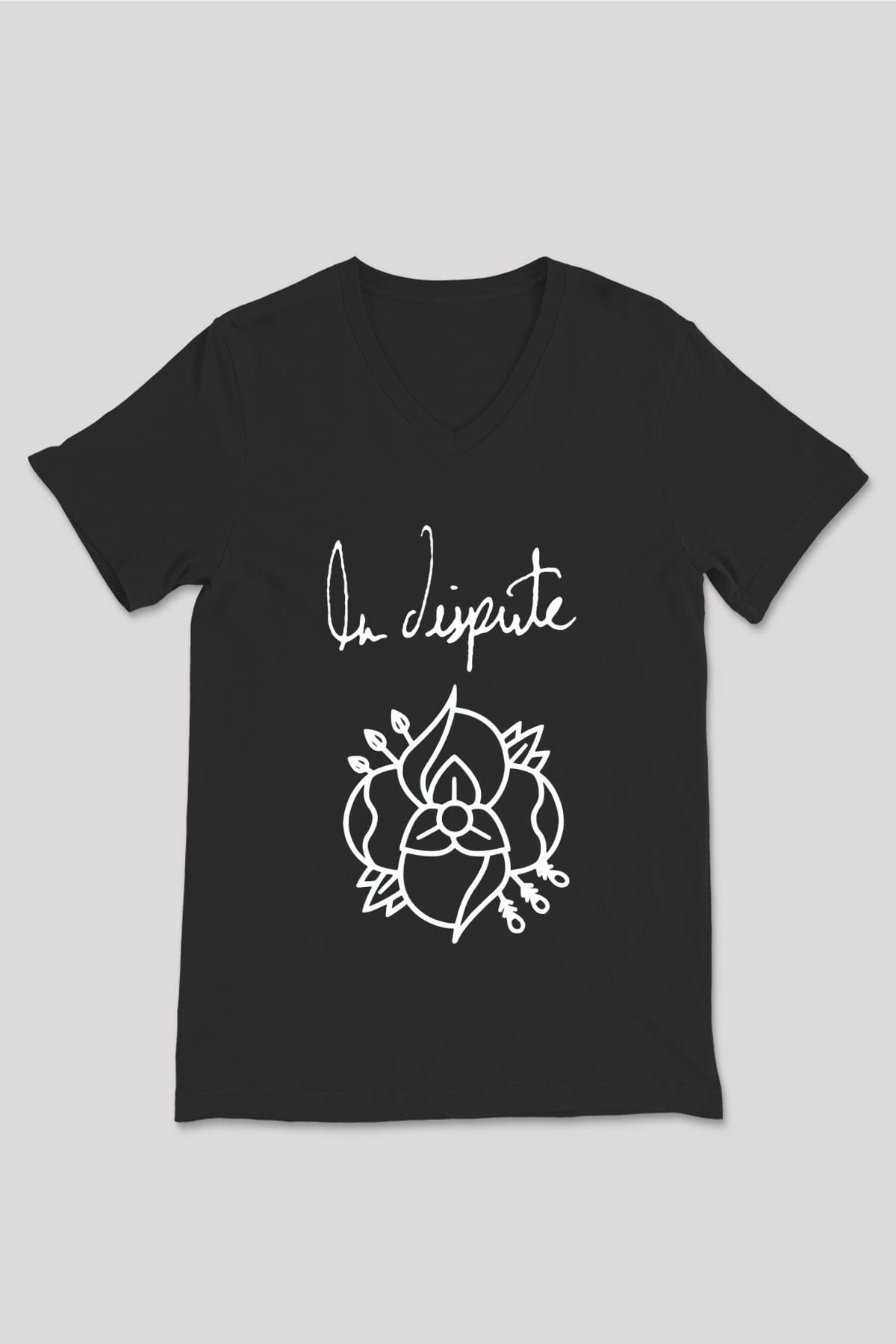 La Dispute Siyah Unisex V Yaka Tişört