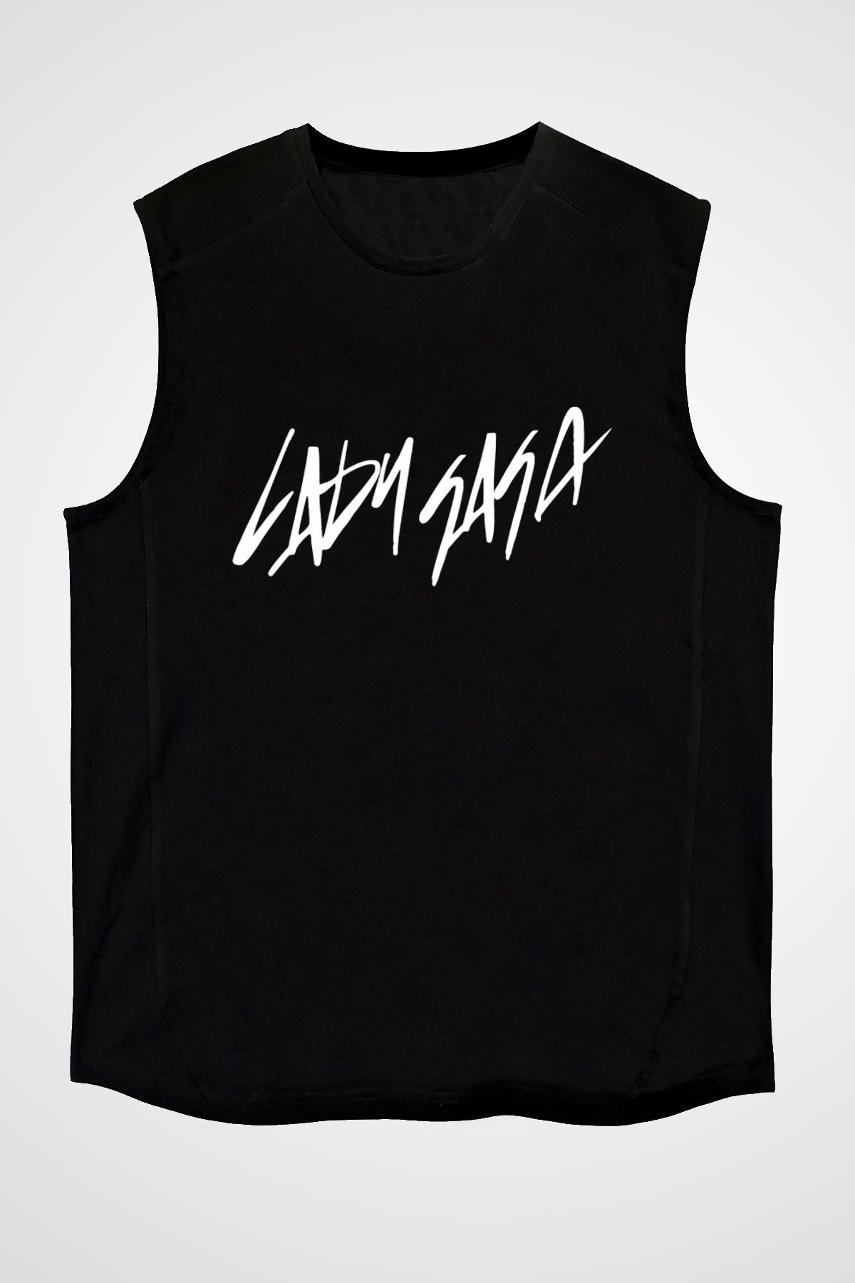 Lady Gaga Siyah Unisex Kolsuz Tişört
