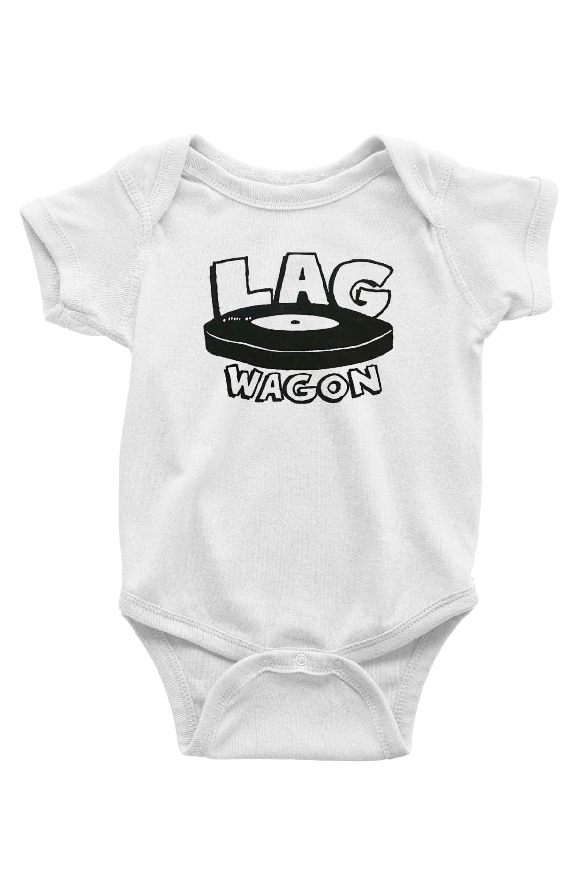 Lagwagon Baskılı Beyaz Unisex Bebek Body - Zıbın
