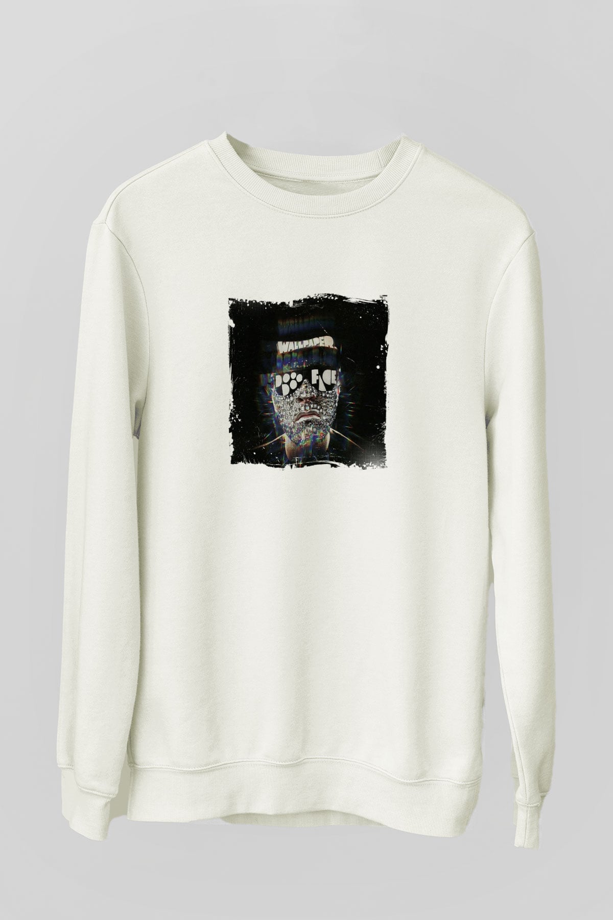 Laidback LukeBaskılı Beyaz Sweatshirt