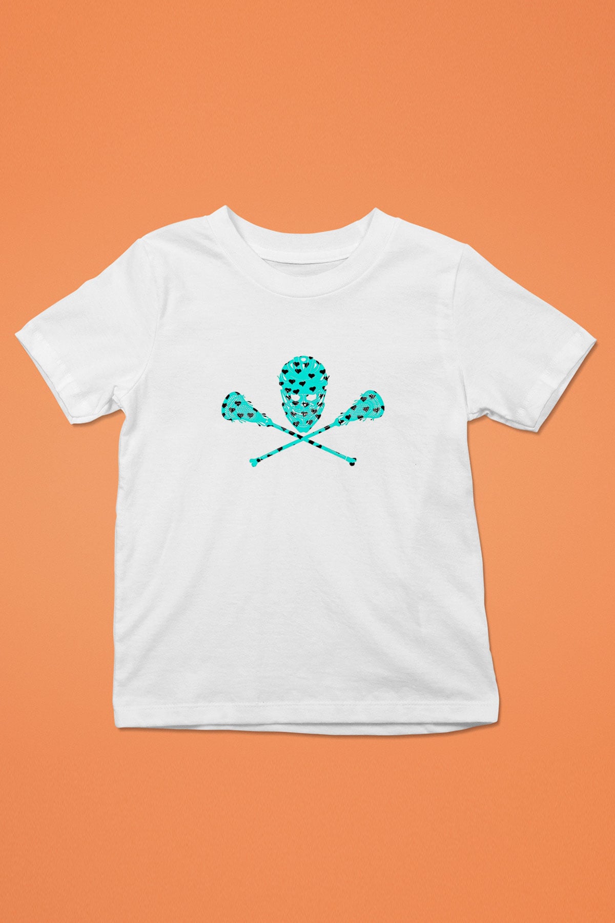 Lakros Baskılı Unisex Beyaz Çocuk Tişört - Tshirt