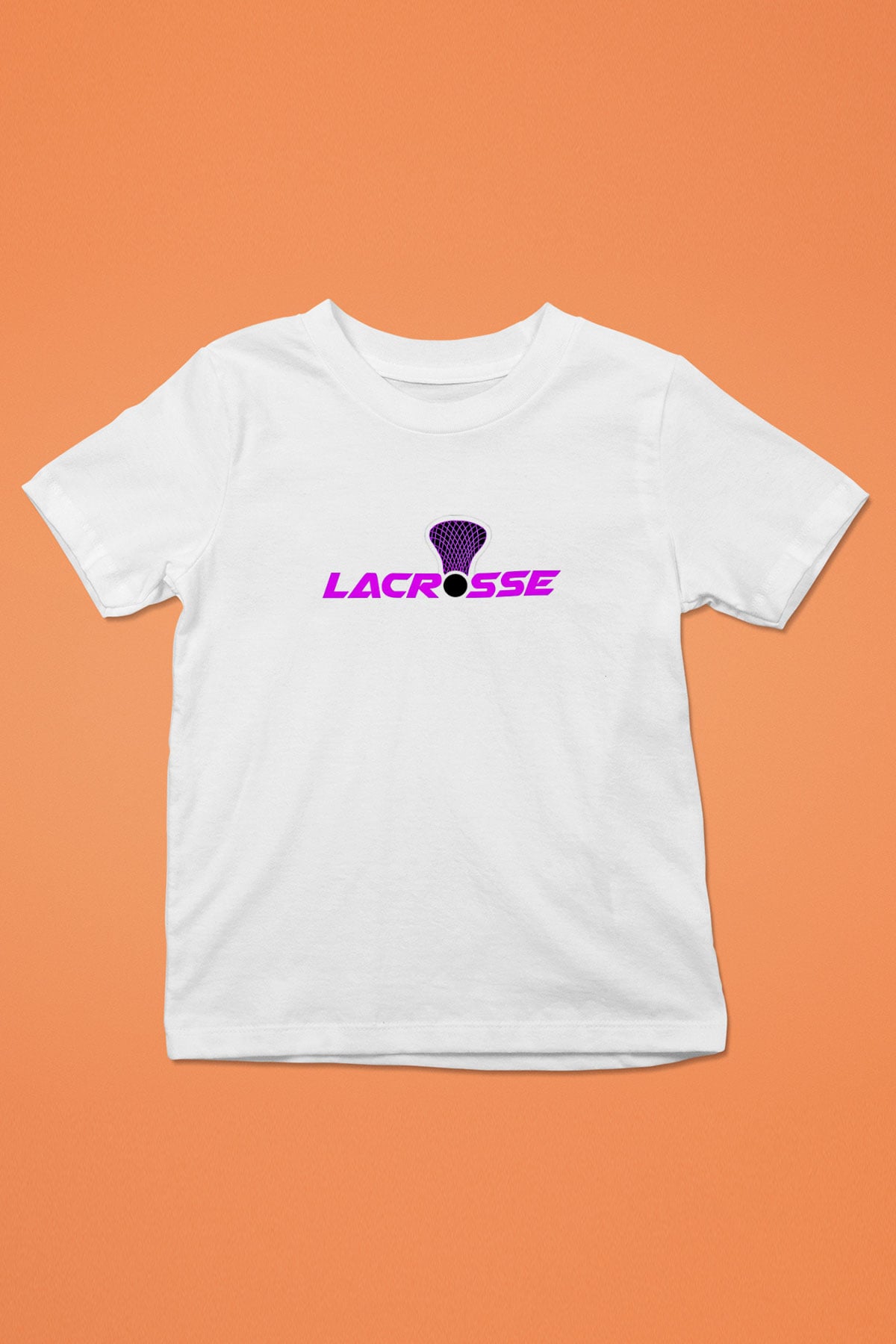 Lakros Baskılı Unisex Beyaz Çocuk Tişört - Tshirt