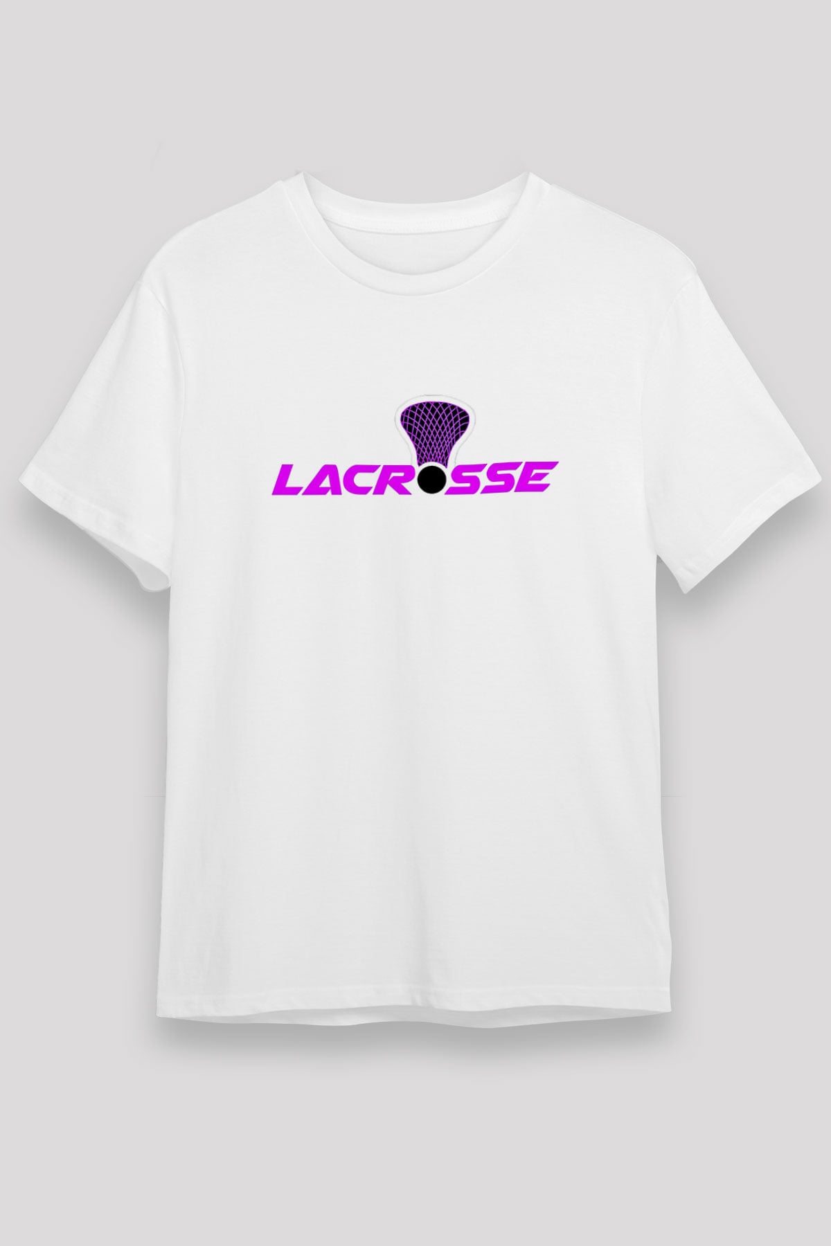 Lakros Baskılı Unisex Beyaz Tişört - Tshirt