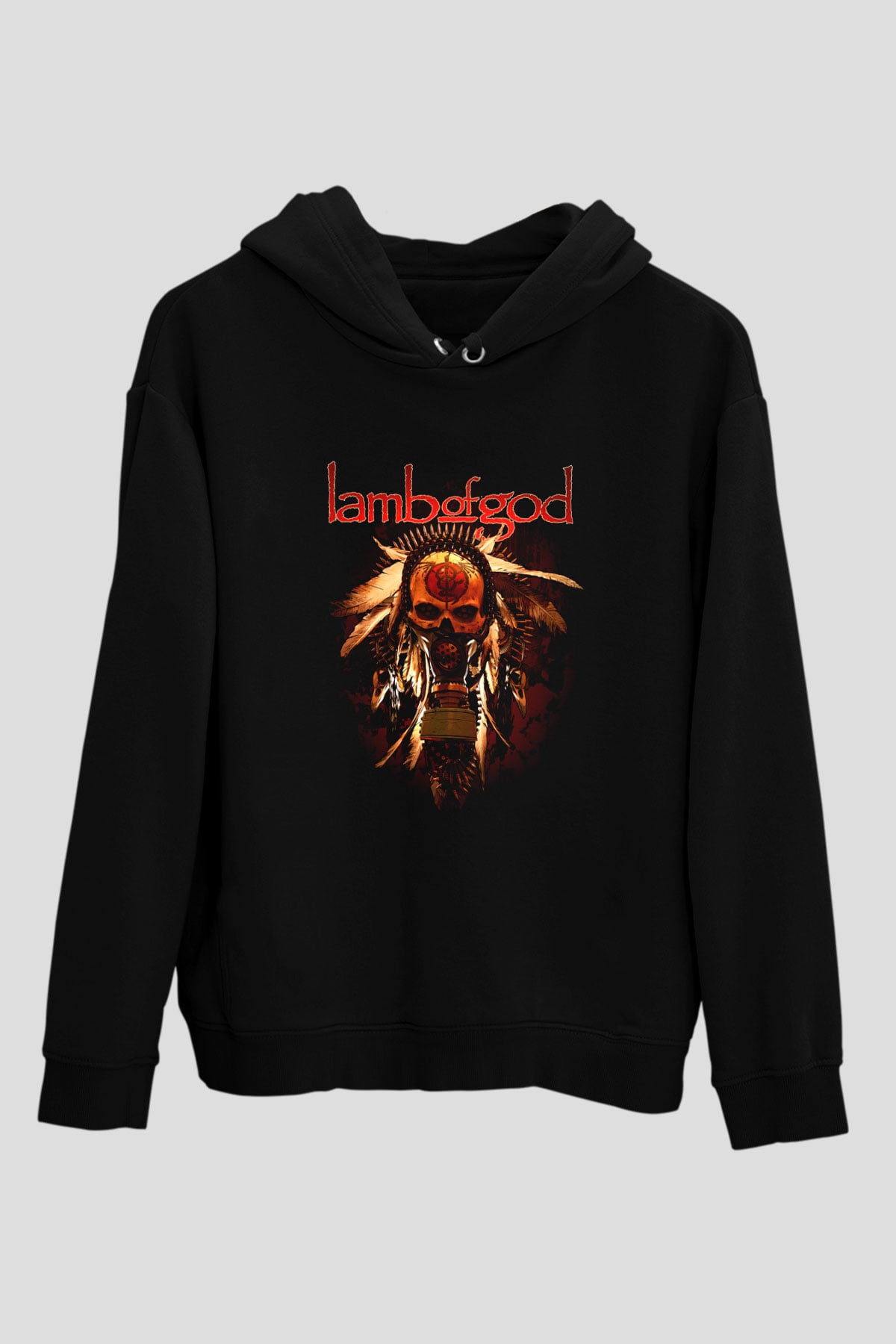 Lamb of God Siyah Unisex Kapüşonlu Sweatshirt
