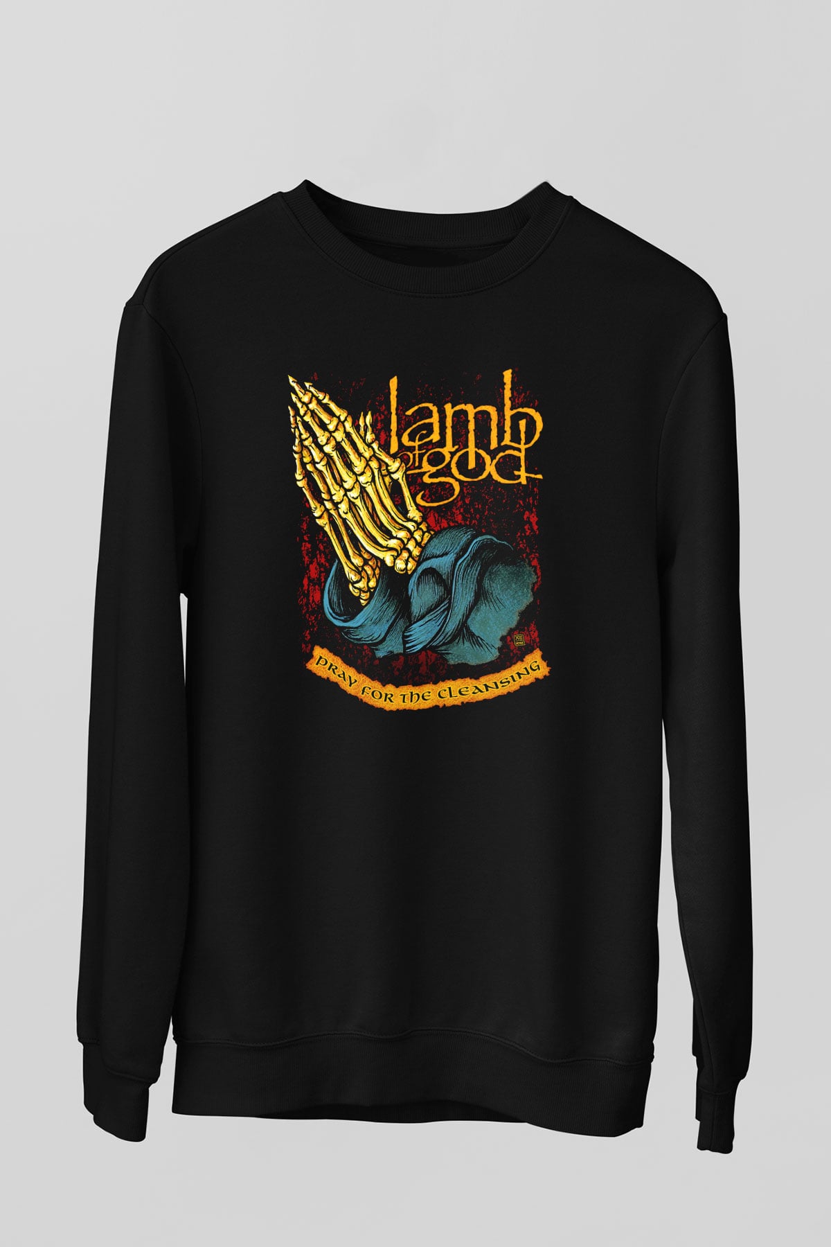 Lamb of God Siyah Unisex Sweatshirt