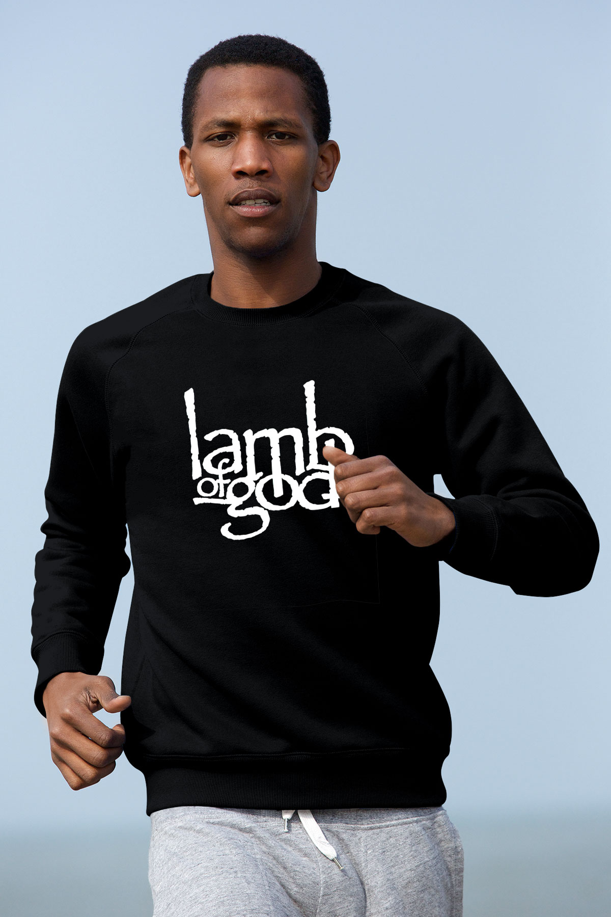 Lamb of God Siyah Unisex Sweatshirt
