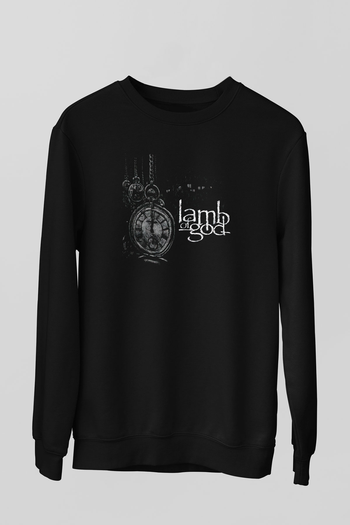 Lamb of God Siyah Unisex Sweatshirt
