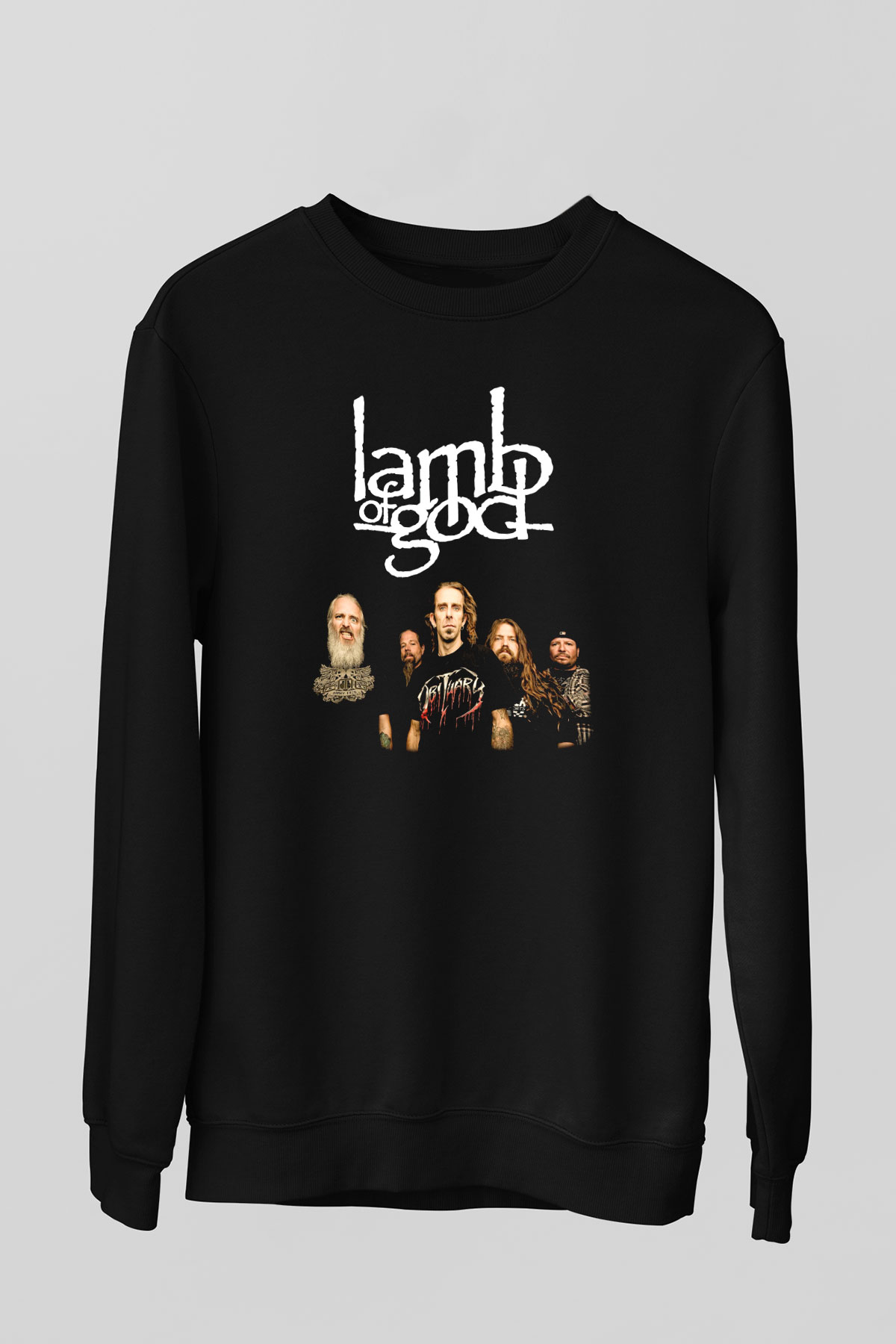 Lamb of God Siyah Unisex Sweatshirt