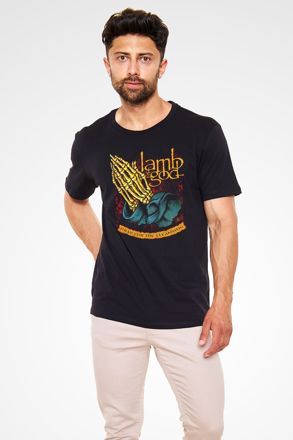Lamb of God Siyah Unisex Tişört T-Shirt - TişörtFabrikası