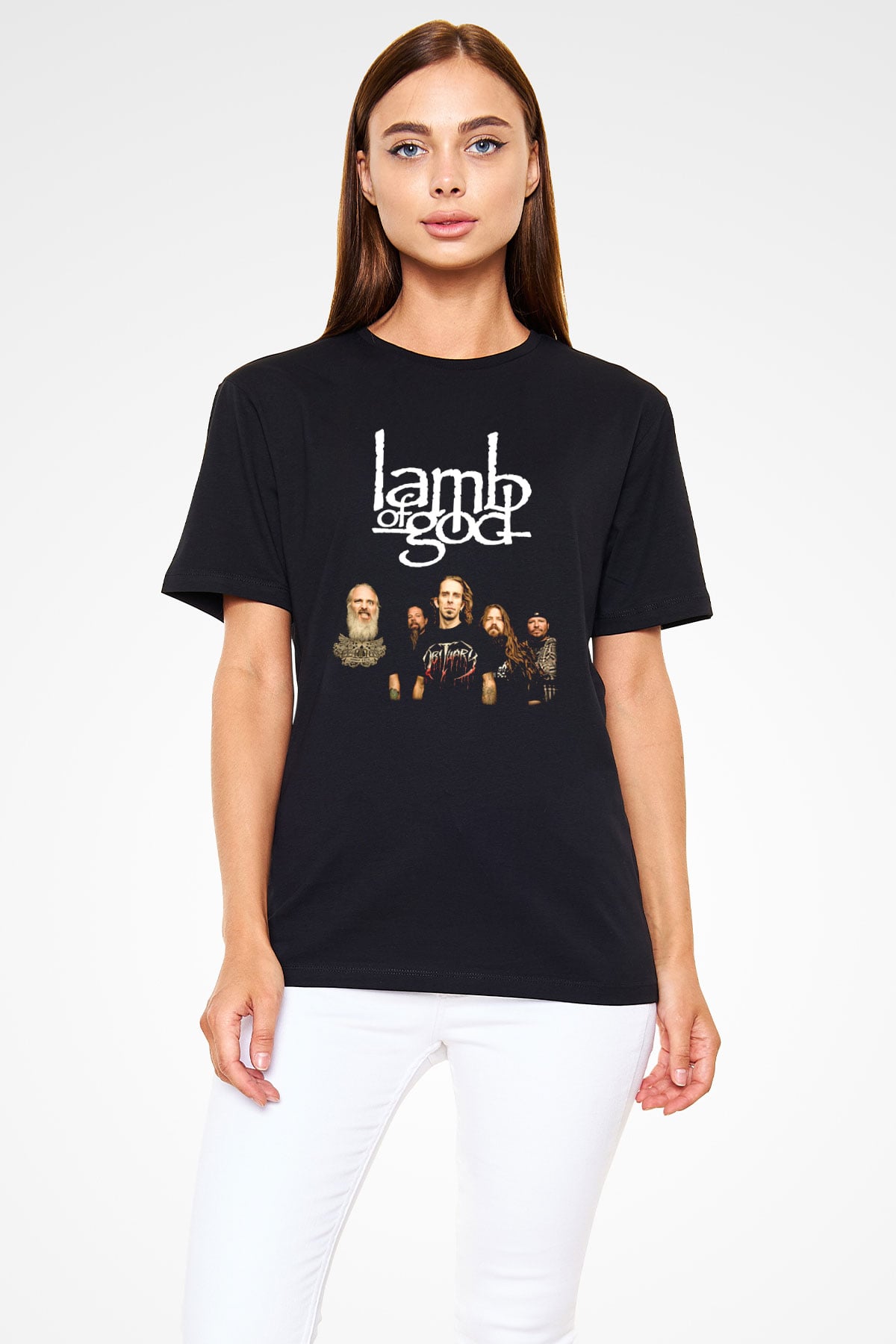 Lamb of God Siyah Unisex Tişört T-Shirt - TişörtFabrikası