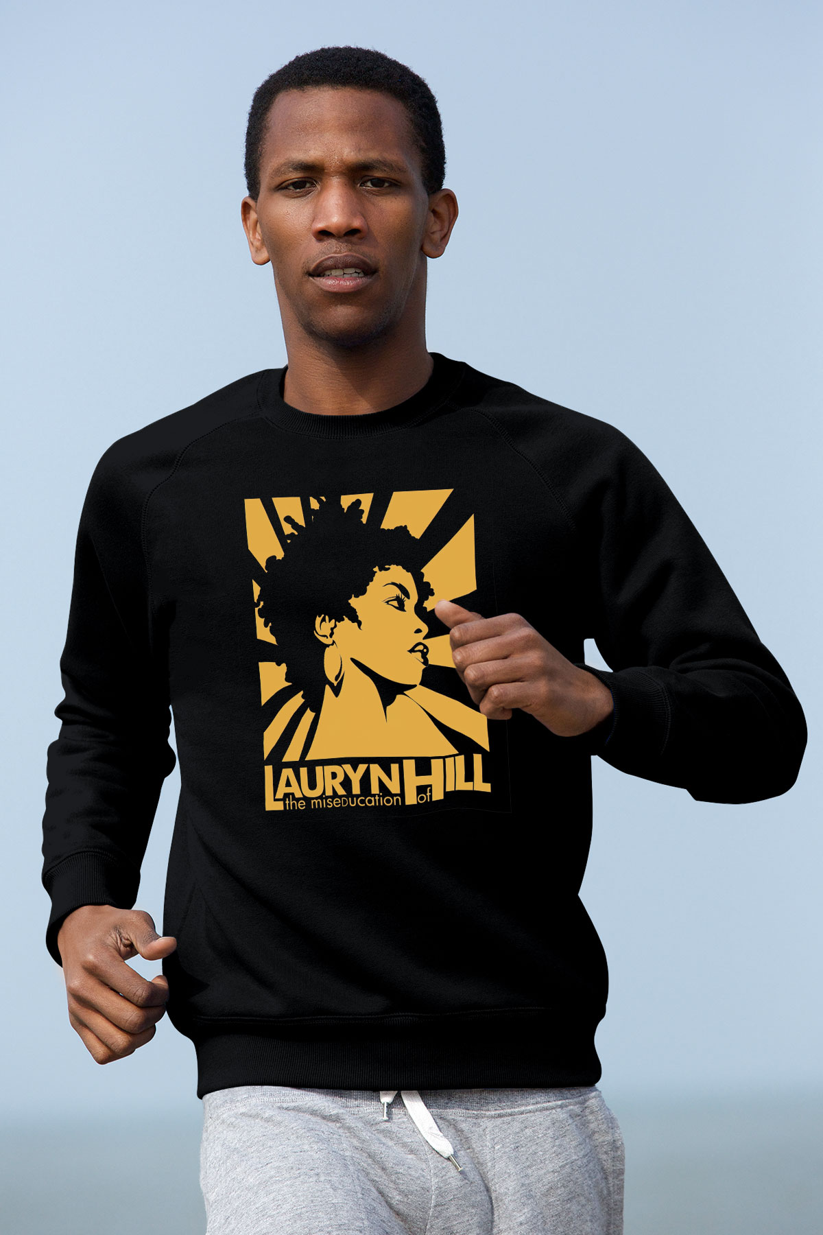 Lauryn Hill Siyah Unisex Sweatshirt